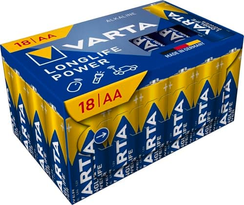 Image of VARTA Longlife Power AAA Micro LR03 Alkaline Battery (8+4-pack) - Made in Germany - ideal for toys, torches, controllers and other battery-powered devices