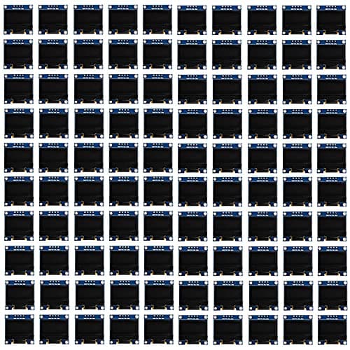 Image of AZDelivery I2C 0.96-inch OLED Display Compatible with SSD1306 128x64 Pixels IIC 3.3V 5V White Character Display Compatible with Arduino and Raspberry Pi Including E-Book! (Pack of 3)