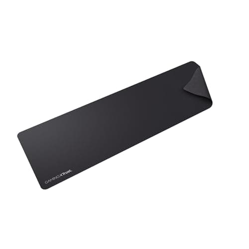 Image of GXTrust 758 Gaming Mousepad XXL Desk Mat 30x93cm, Optimised Surface Texture, Anti-slip Rubber Base for Gamer Home Office Desktop, Keyboard Mice Mat for PC Laptop Macbook, XXL Size, Black