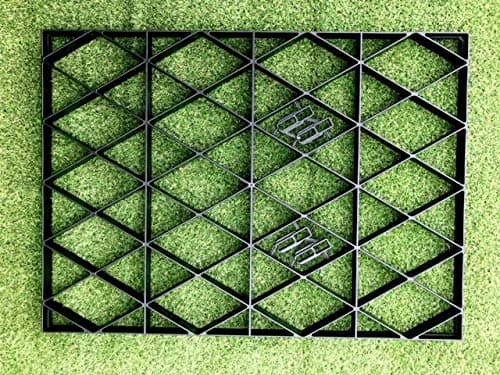 Image of 14x6 FEET GARDEN SHED BASE GRID KIT 4.25m x 1.85m + HEAVY DUTY MEMBRANE - PLASTIC ECO PAVING BASE SLABS & USED FOR DRIVEWAY GRAVEL GRIDS