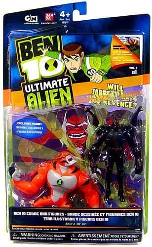 Image of Ben 10 Ultimate Alien Six Six and Rath v.1 Pack of 2 action figures by Ben 10