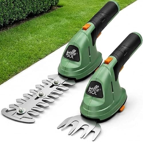 Image of Pelle & Sol Hedge Trimmer Cordless 2in1 Grass Shear & Hedge Cutter – 7.2V 1500mAh Battery USB Charging – Compact Garden Trimmer for Edging, Shrubs & Lawn Care Hand Tool