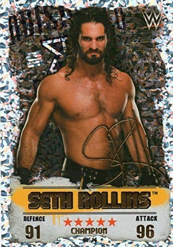 Image of WWE SLAM ATTAX NXT TAKEOVER #14 SETH ROLLINS - GOLD CHAMPION CARD
