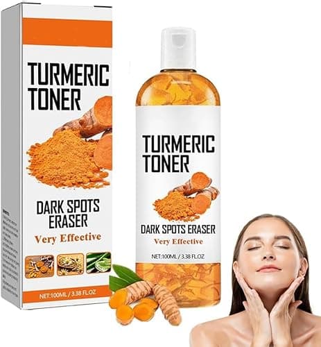 Image of Turmeric Toner, Turmeric Toner Dark Spot Eraser for Face, Tumeric Toner Facial Serum, for Facial & Neck, Even Skin Tone, Hydrating Moisturizing Facial Toner for Women (1)