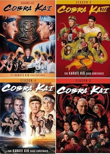 Image of Cobra Kai - Season 1 , 2 , 3 , 4 & 5 [DVD 4-Pack]