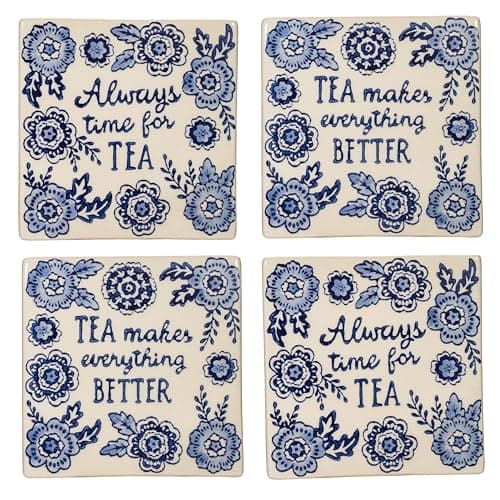 Image of Sass & Belle Blue Willow Coasters