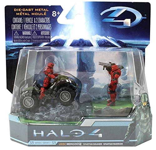Image of Jada Toys - Halo 4 Diecast Vehicle Series 1 UNSC Mongoose 7 cm with 2 Figure
