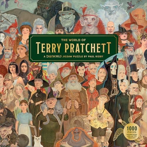 Image of The World of Terry Pratchett 1000 Piece Puzzle: A Discworld Jigsaw by Paul Kidby