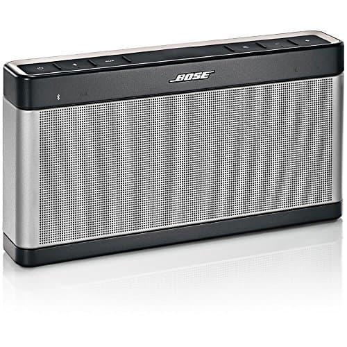 Image of Bose SoundLink Bluetooth III Portable Speakers (Wired & Wireless, 9 m, Black, Silver, Universal, AC, Battery, Built-in)