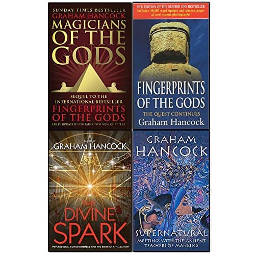 Image of Graham Hancock Collection 4 Books Set (Magicians Of The Gods, Fingerprints Of The Gods, The Divine Spark, Supernatural)