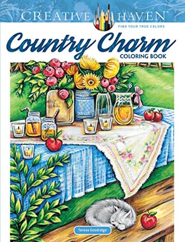 Image of Creative Haven Country Charm Coloring Book