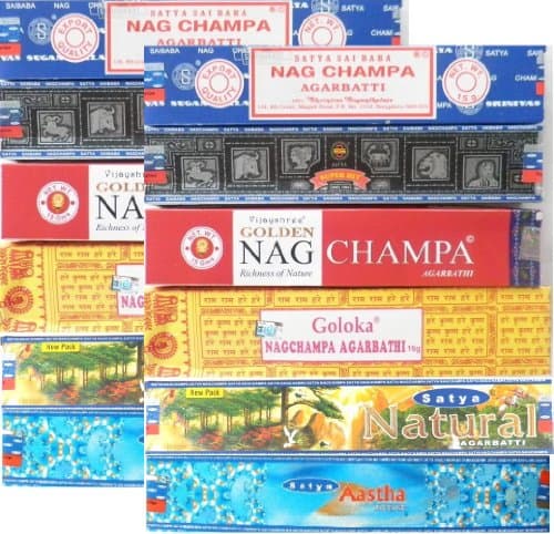Image of Incense Sticks Satya Nag Champa 12 Boxes 6 Nagchampa fragrances home fragrance