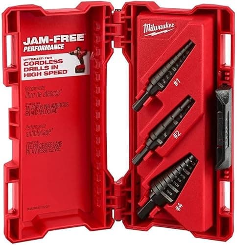Image of Milwaukee 48-89-9221 3 Piece Step Drill Bit Set