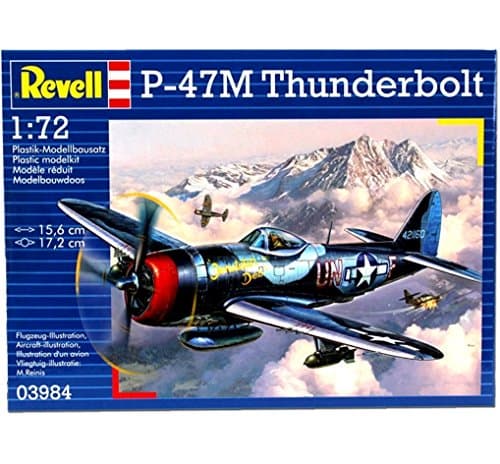 Image of Revell 03984 P-47 M Thunderbolt 1:72 Scale Unbuilt/Unpainted Plastic Model Kit