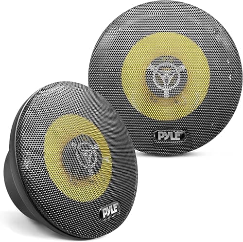 Image of Pyle Car Audio Speakers Triaxial, 17cm 3-Way System, 280W Peak, 140W RMS, Coaxial Door Speakers, 4 Ohm, Full Range Sound, Easy Install, Round Shape, Stereo Upgrade