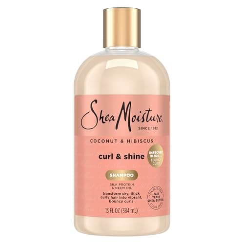 Image of Shea Moisture Coconut and Hibiscus Curl/Shine Shampoo 384 ml