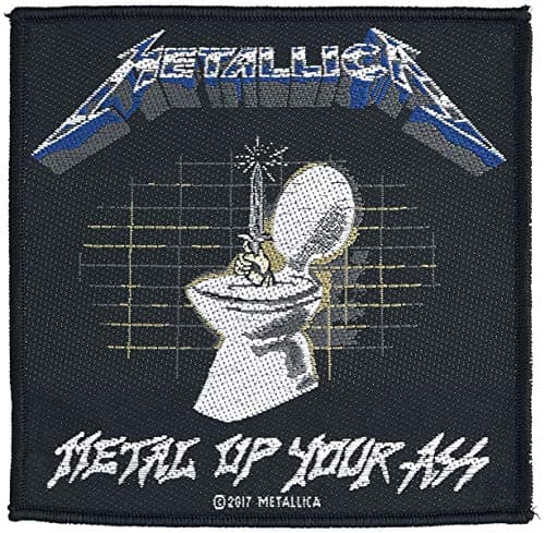 Image of Metallica Metal Up Your Ass Unisex Patch Multicolour, 100% Polyester,