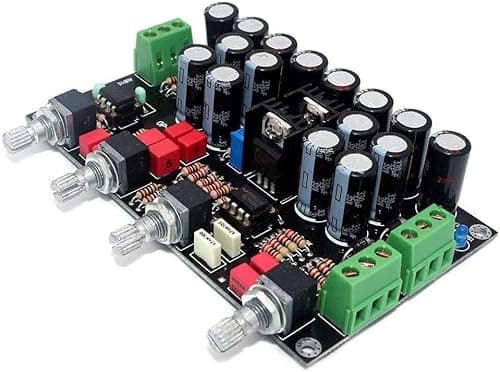 Image of Fasizi HIFI amplificador audio OPA2604+AD827 OPAMP 5532 LM337 LM317 Preamp Pre-amplifier Volume Tone Control Board