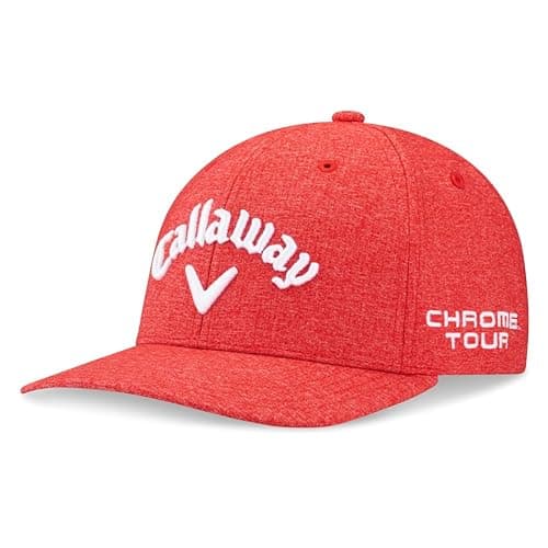 Image of Callaway Golf Tour Authentic Cap, ELYTE, Heather Red