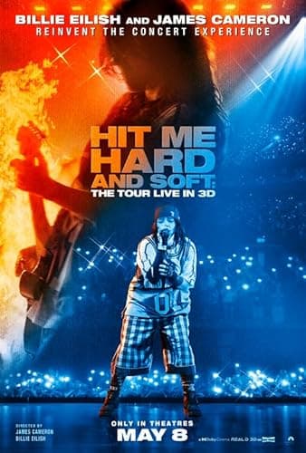 Image of Billie Eilish: Hit Me Hard and Soft - The Tour Poster Design (Design 1, A4)