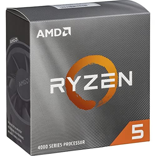 Image of AMD Ryzen 5 4500 6-Core, 12-Thread Unlocked Desktop Processor with Wraith Stealth Cooler