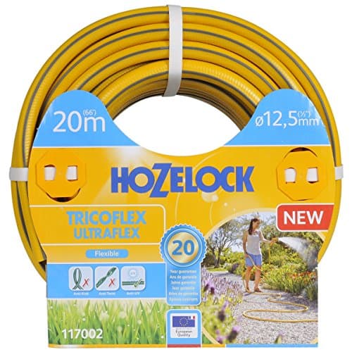 Image of Hozelock Tricoflex Ultraflex Hose, Yellow, 12.5 mm x 20 m