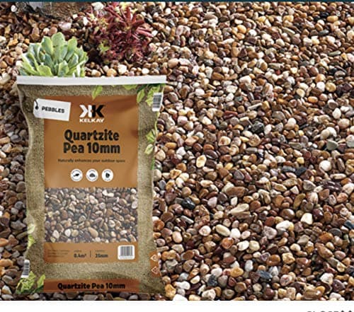 Image of Kelkay 10mm Premium Quartzite Pea Gravel Large Pack