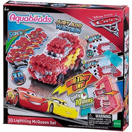 Image of Aquabeads Disney Cars 3 3D Lightning McQueen Set