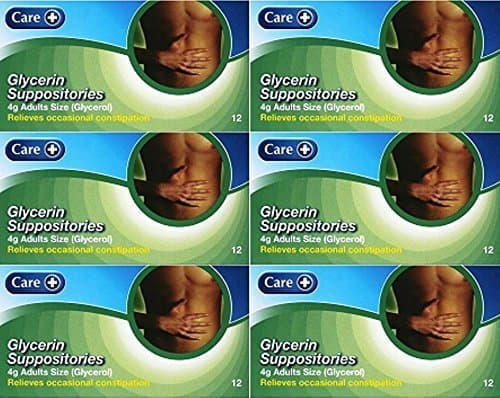 Image of Care Glycerin Suppositories 4g 12s x 6 Packs