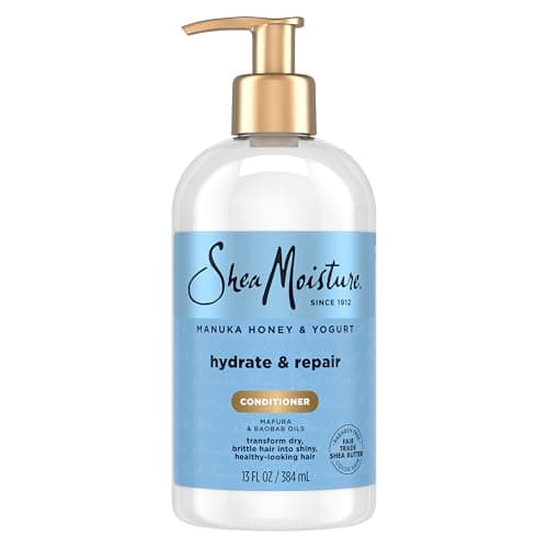 Image of SHEA MOISTURE Manuka Honey and Yogurt Hydrate Plus Repair Conditioner for Unisex 13 oz Conditioner, White