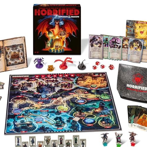 Image of Ravensburger Horrified Games – Dungeons & Dragons – Strategy Board Game – Boost Critical Thinking & Teamwork – Cooperative Gameplay – Unique Monster Challenges – 1 to 5 Players – Adults & Kids 10+