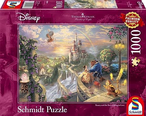 Image of Schmidt Spiele 59475 "Beauty and the beast Puzzle (1000-Piece) Amazon Exclusive