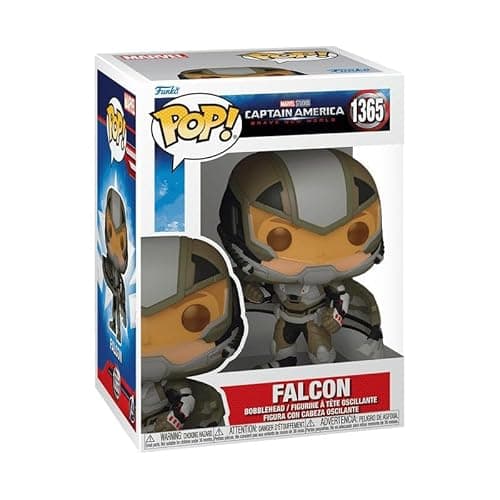 Image of Funko POP! Marvel: Captain America: Brave New World - Falcon - Collectable Vinyl Figure - Gift Idea - Official Merchandise - Toys for Kids & Adults - Movies Fans - Model Figure for Collectors