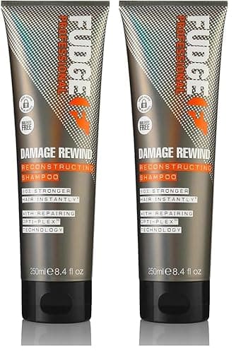 Image of Fudge Professional Damage Rewind Reconstructing Shampoo, Hair Repair, 90 Percent Stronger Hair, Bond Repair Technology, 250 ml (Pack of 2)