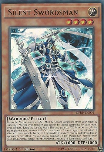 Image of YuGiOh - DPRP-EN001 Silent Swordsman 1st Edition Ultra Rare Card (Rivals of the Pharaoh)