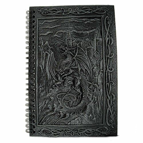 Image of Nemesis Now Dragons Kingdom Journal 24cm Black
