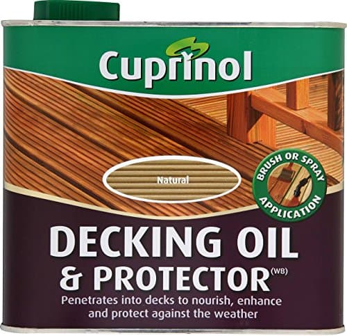 Image of New 2017 Cuprinol UV Guard Decking Oil Natural 2.5L
