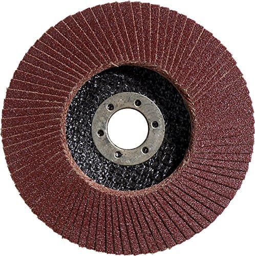 Image of Bosch 2608601272 Straight K80 Flap Disc for Metal, 0 V, Black/Red, 115 mm