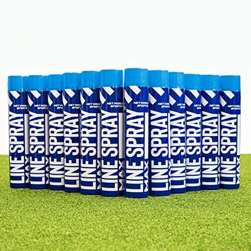 Image of FORZA Line Spray MAX [BLUE] 750ml Spray Paint (Pack of 1, 6, or 12) | Brighter Lines & Longer Lasting Cans! Quick Dry Aerosol Spray – for ANY line marking on Roads or Grass! (12)