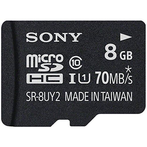 Image of Sony 8GB Class 10 UHS-1 Micro SDHC up to 70MB/s Memory Card (SR8UY2A/TQ) Size: 8GB, Model: SR8UY2A/TQ, Electronics & Accessories Store