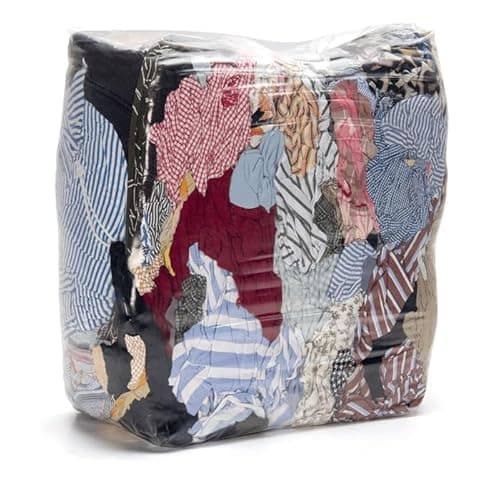 Image of 10kg Mixed Cotton Cleaning Rags – General Purpose Rags in a Bag – Workshop, Garage, Mechanic, Automotive, Bodyshop, MMA Grappling Dummy & Punch Bag Filling