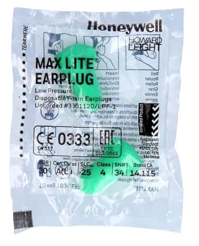 Image of 20 Pairs of Howard Leight Max Lite Ear Plugs