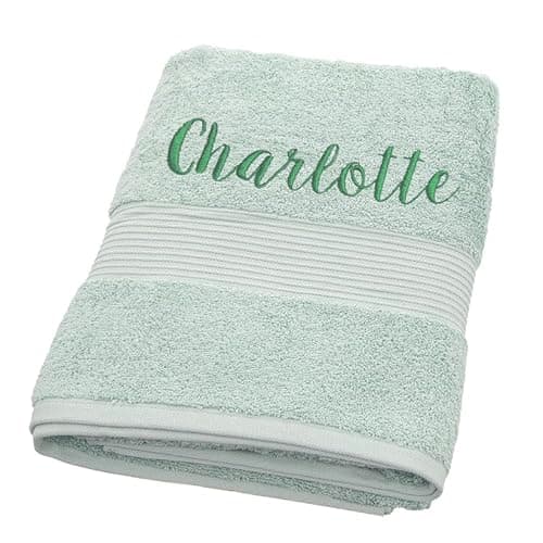 Image of Personalised Bliss Pima Cotton Bath Sheet, Super Absorbent Hotel Quality, 650gsm, Machine Washable 40℃ and Tumble Dry, 90x150cm