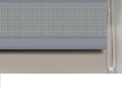 Image of Quality Fabric Sparkly Glitz Diamante Straight Bottom Roller Blinds (Silver Grey, 60X160cm(23.6in))
