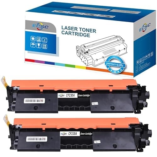 Image of ECSC Toner Cartridge CF230A For Printer, Compatible With HP LaserJet Pro M203 M203 Series M203dn M203dw M220 Series MFP M227 Series MFP M227fdn MFP M227fdw MFP M227sdn Black (2-PacK)