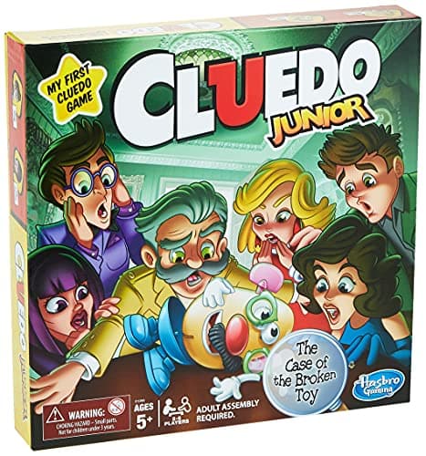 Image of Cluedo Junior Board Game for Kids Ages 5+, Mystery Game with Classic Characters, Solve the Broken Toy Case, Family Game for 2–6 Players, Perfect Game For Families That Love Classic Games