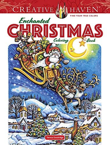 Image of Creative Haven Enchanted Christmas Coloring Book