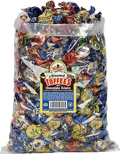 Image of Walkers Assorted Toffees and Chocolate Eclairs, 2.5 kg in Premier Life Store Box