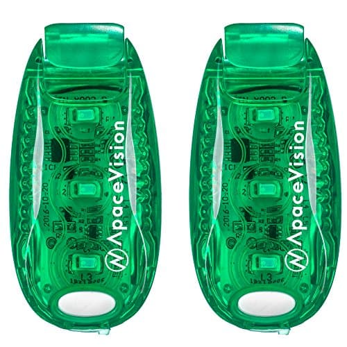 Image of EverLightFX USB Rechargeable LED Safety Light (2 Pack) By Apace - Super Bright Bike Tail Light Works Brilliantly as Running Light for Joggers, Pets, Bicycle Strobe or Rear Clip On Lights