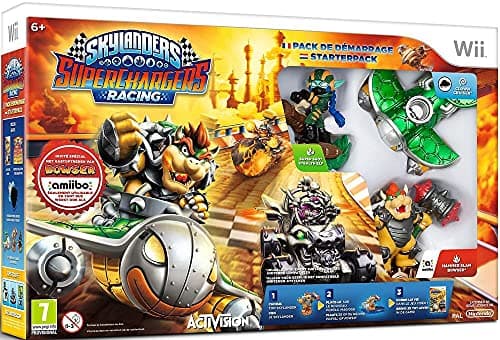 Image of Skylanders 604348 Starter Pack Superchargers Wii Avec Amiibo Bowser